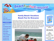 Tablet Screenshot of beachfunforeveryone.com